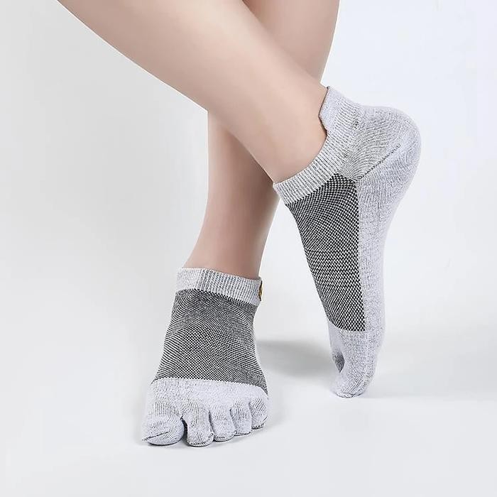 ถุงเท้า Vibram Fivefingers - No Show Pro สีเทาอ่อน