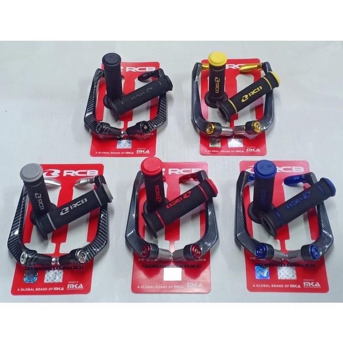 Proguard คาร์บอนเคียวรถจักรยานยนต์ variation package plus + hanggrip rcb hg55/hg66 universal มอเตอร์