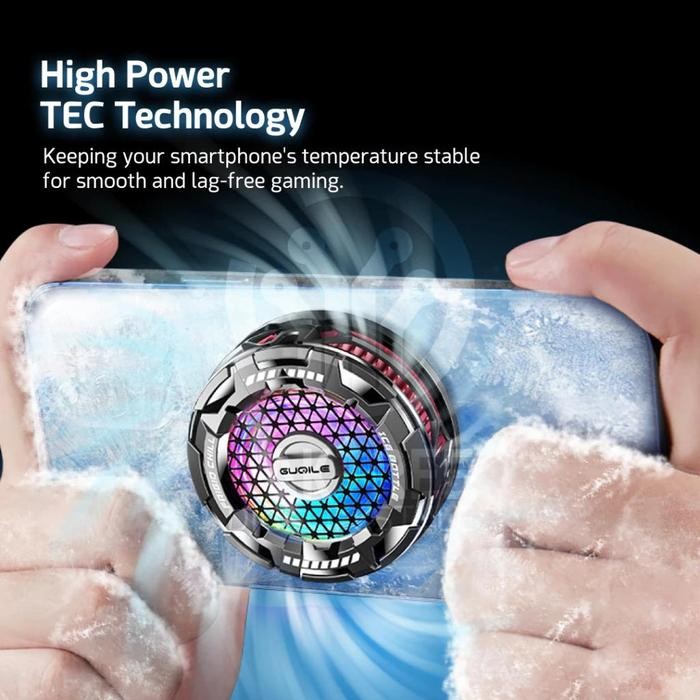 Funcooler Fs02 Pro Ai Fan Cooler Hp Rgb สี Dissect 2In1 แม่เหล็ก + คลิประบายความร้อนโทรศัพท์