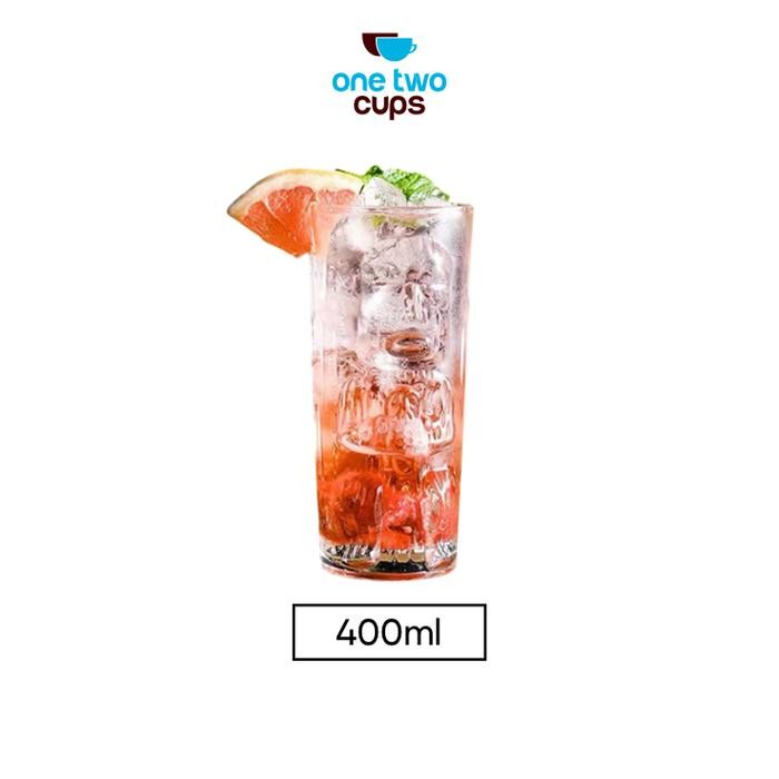 - แก้วค็อกเทล One Two Cups Mocktail Juice Hawaiian Tiki Glass 400Ml - Ey-40
