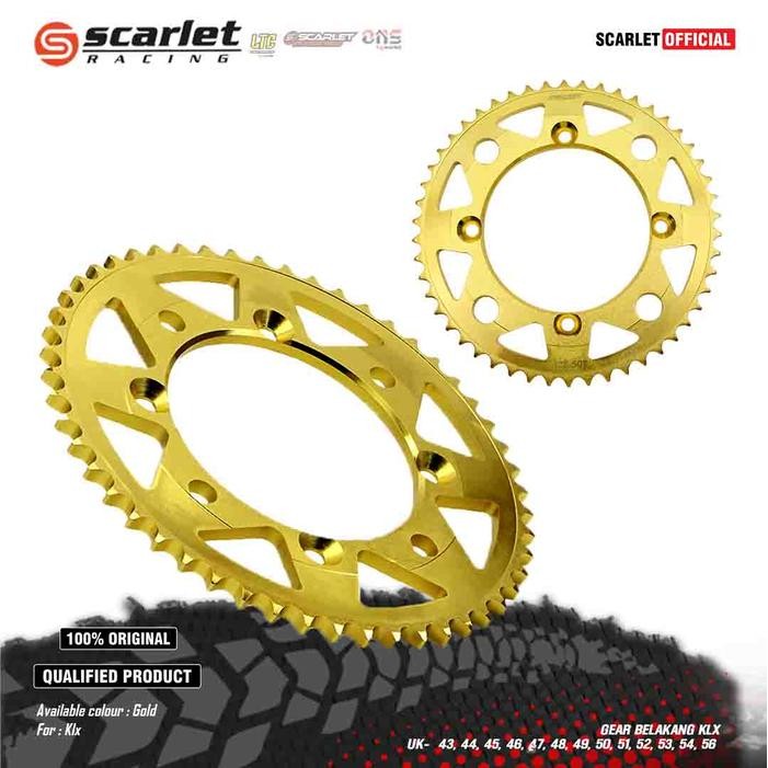 Viar Otomart - Scarlet Racing - มอเตอร์ทองเกียร์หลัง Klx 428 - 43T 44T 45T 46T 47T 48T 49T 50T