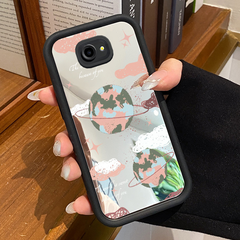 HP Samsung Galaxy J4 Plus 2018 J6 Plus 2018 J4 Prime J6 Prime J2 Prime J2 Ace Case Casing สีดําและสี