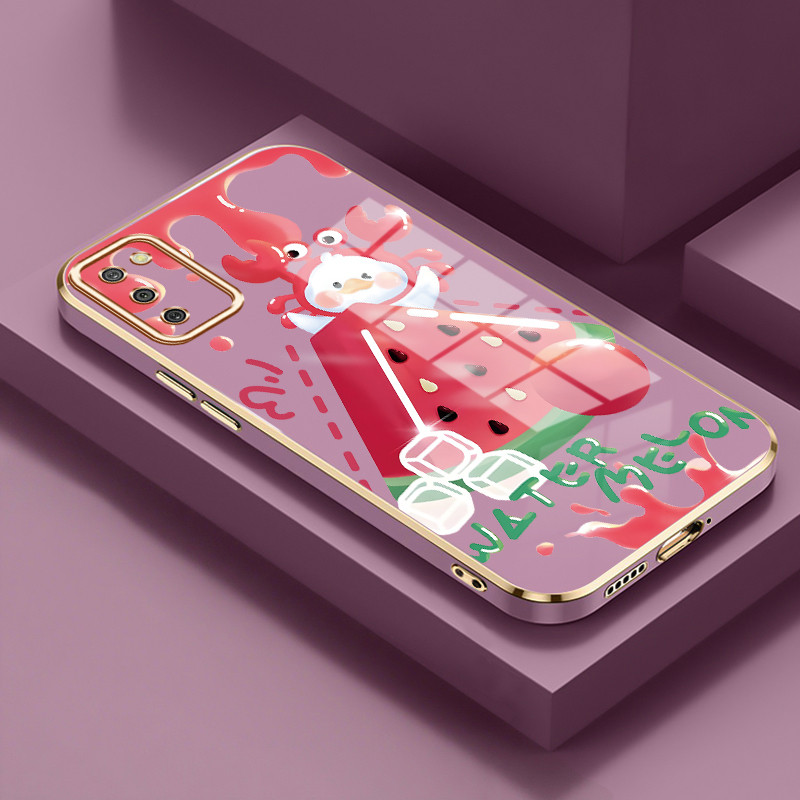 ปลอกสําหรับ Samsung Galaxy A02s M02s A03 A03s F02s A03 Core กรณีแตงโม Valley ซิลิโคน HP ทน Softcase 