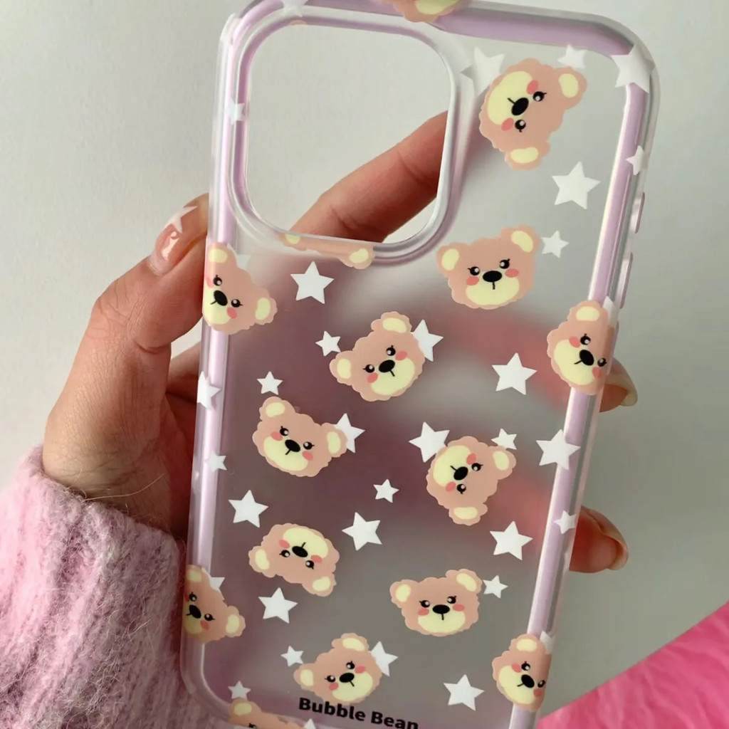 LAYAR Aesthetic Full Screen Puppy Case Iphone A6s A6t Pro 5G Y05 V70 Fe 17 Pro Max 17 Air 15 Pro Max