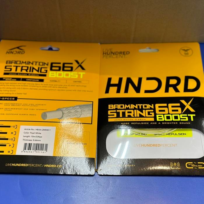 HUNDRED 66 X BOOST BADMINTON STRINGS