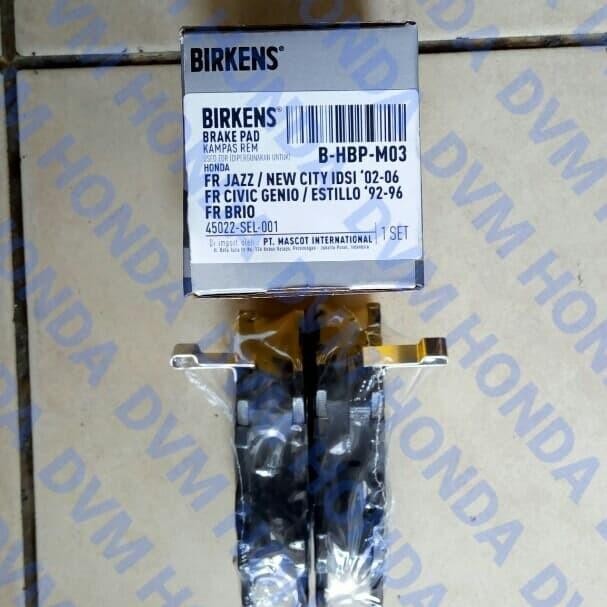 ผ้าเบรค/ผ้าเบรคหน้า Birkens Brio/City Gd/Civic Sr/Jazz Gd อะไหล่