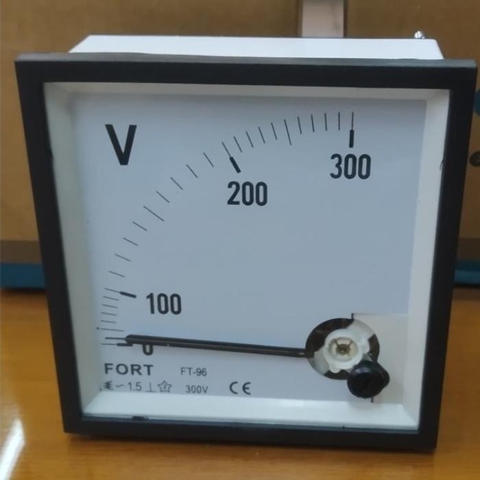 Fort Volt Meter Analog 300V Ft96V / Voltmeter 500V Ft72V / Panel Meter พร้อมส่ง