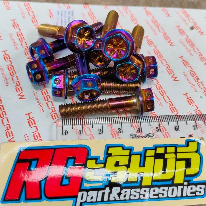 Choice - Probolt Blue Flower Bolt 8X40 Thread 12 ยาว 40Mm Heng Thailand