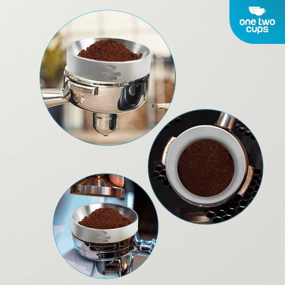 One Two Cups Dosing Ring Portafilter Espresso Machine Magnetic 53Mm - Yxa044