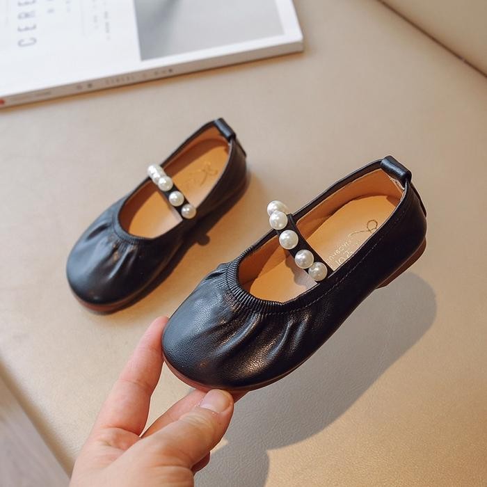 รองเท้า Carviil - Kd002 Pearl Slip-On รองเท้าสําหรับเด็กผู้หญิงแฟชั่นอินเทรนด์ ไซส์ 21-33