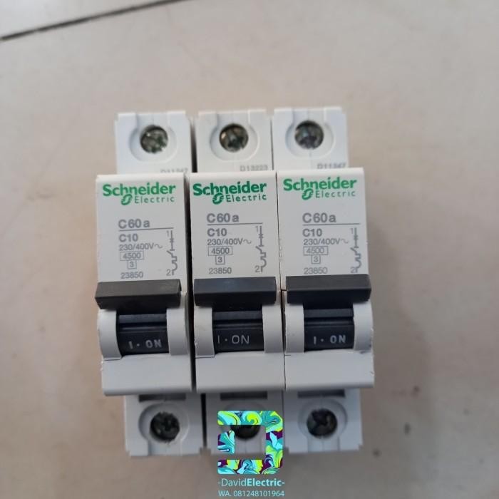 Mcb c60a/c60n 1phase 6a, 10a, 16a, 20a Schneider