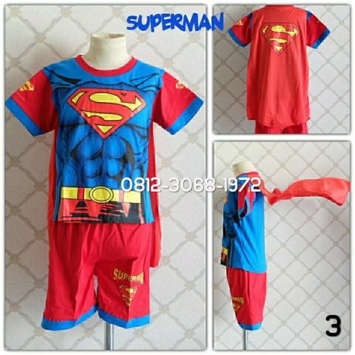 Xie ชุดเด็กชุดสั้น WINGS ตัวละครซูเปอร์ฮีโร่ SUPERMAN