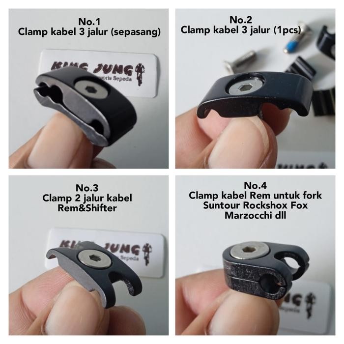 สายเบรก TRACK CLAMP CABLE CLAMP FORK CLAMP CABLE GUIDE FRAME