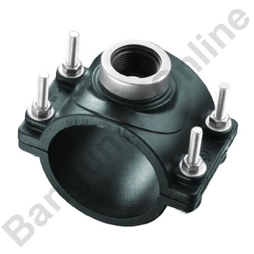 HDPE SADDLE CLAMP 3" X 2" INCH SADDLE CLAMP 90 MM X 2" HDPE