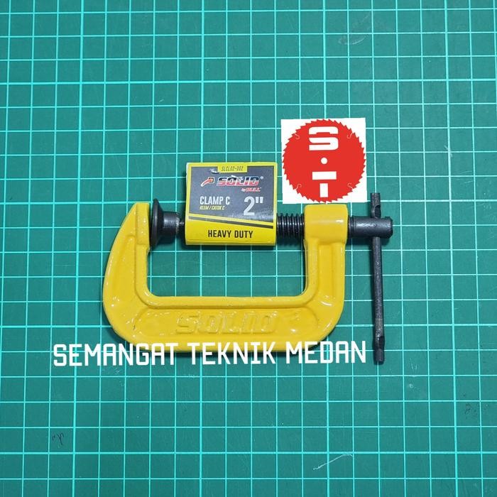 2" WOOD CLAMP C CLAMP BAIS IRON 2" INCH SOLID