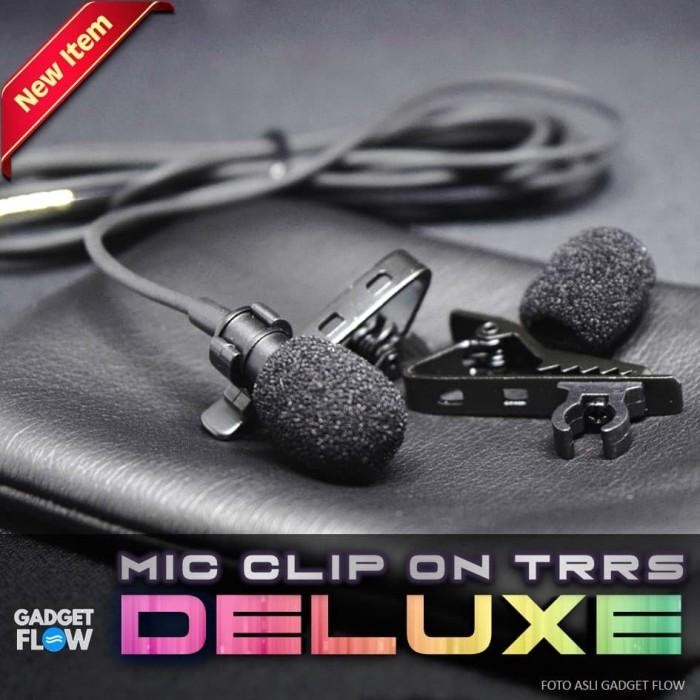 [Expert] Microphone Mic Clip On DELUXE Lapel Lavalier สมาร์ทโฟน Android SMULE