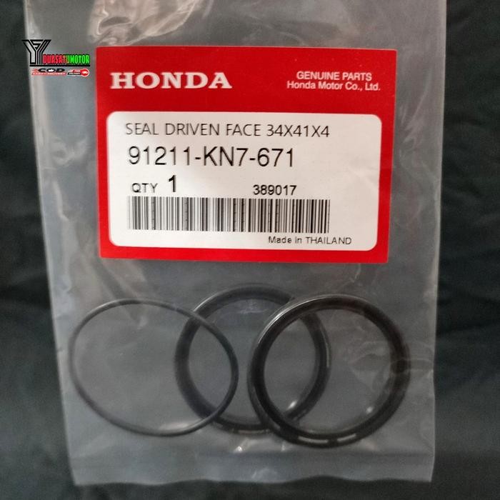 ซีล PULLY ORDING PULLEY RUBBER PULLEY ORIGINAL AM HONDA 91211-KN7-671 VARIO 110, VARIO 125, VARIO 12