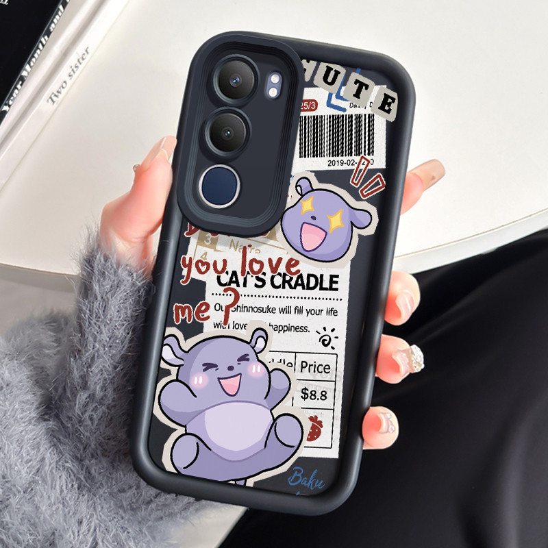 HP VIVO Y19s Y29 5G Case Softcase Protective Silicone Cesing Cartoon Sticker Case