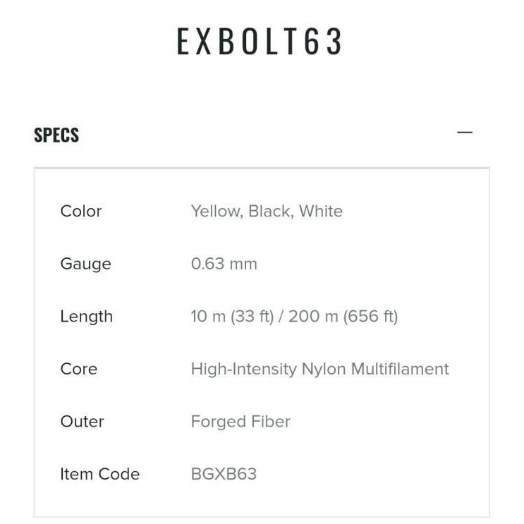 Yonex Bg Exbolt 63 Jp Japan Original Badminton Strings (Jp) - Original จัดส่งฟรี