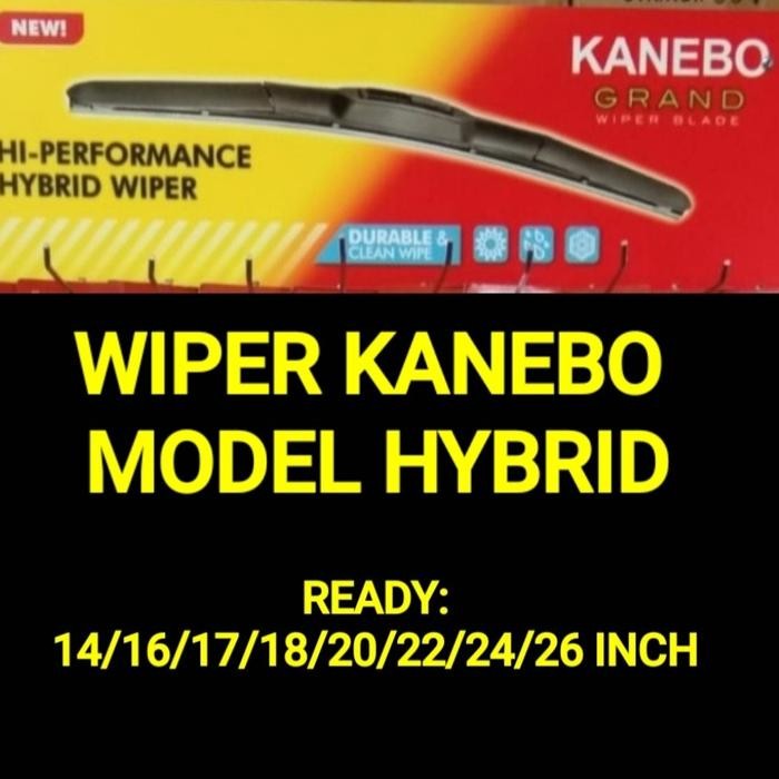 KANEBO Hybrid Car Wiper รุ่น 14/16/17/18/20/21/24/26 นิ้ว Hi-Performance Grand ใบปัดน้ําฝน