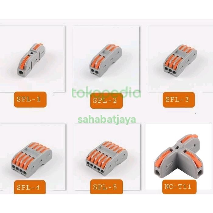 Wigo SPL-1/SPL-2/SPL-3/SPL-4/SPL-5 เทอร์มินัลขั้วต่อสายเคเบิล *