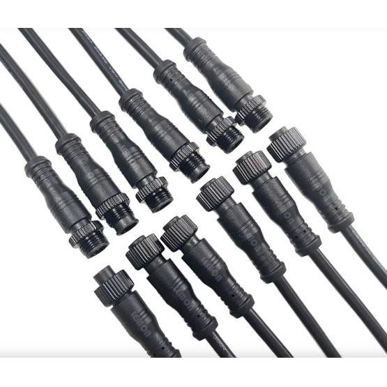 Ahua 4 pin กันน้ําชายหญิงสายเชื่อมต่อ *