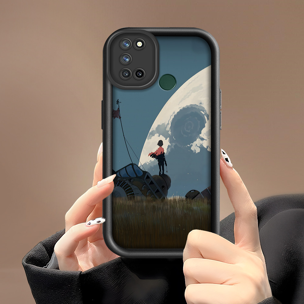 เคสโทรศัพท์ HP สําหรับ Realme 7i C17 กรณีการ์ตูน Kesing ป้องกันเลนส์ TY DLJ-S2-0171