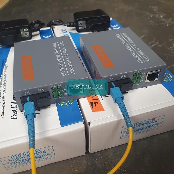 Media Converter 10/100/1000 netLINK HTB-GS-O3 A&B PAIR