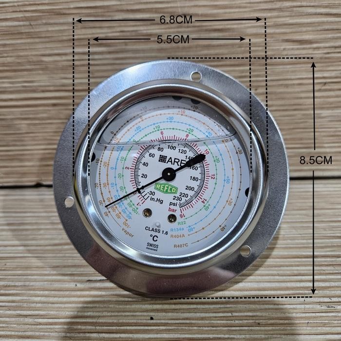 น้ํามันละลายต่ํา GAUGE REFCO MR-205 ร่มกลับ - เมตรพร้อมน้ํามัน