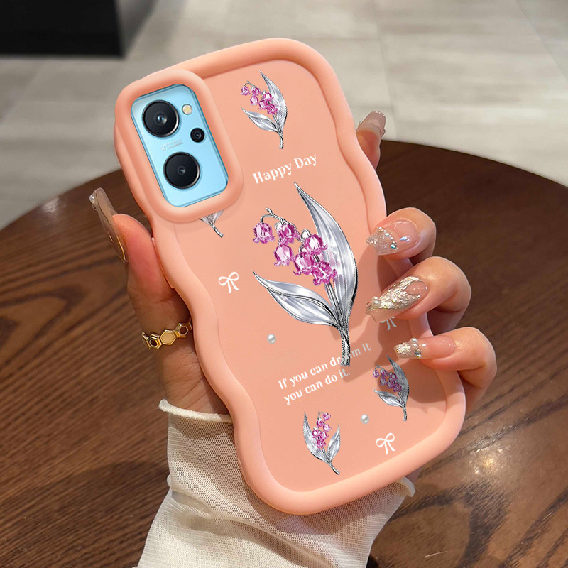 ปลอกสําหรับRealme 9i 4GกรณีLily of the ValleyรูปแบบปลอกHPปลอกปลอกปลอกอ่อนซิลิโคนSoftcase Macaronปลอก