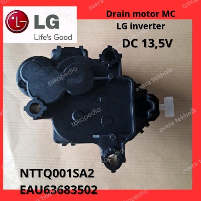 MESIN LG INVERTER WASHING MACHINE DRAIN MOTOR DC13.5V NTTQ001SA2 EAU63683502