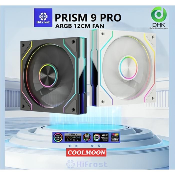 Coolmoon Hifrost Prism 9Pro Argb Pwm Fan Case 12Cm Argb