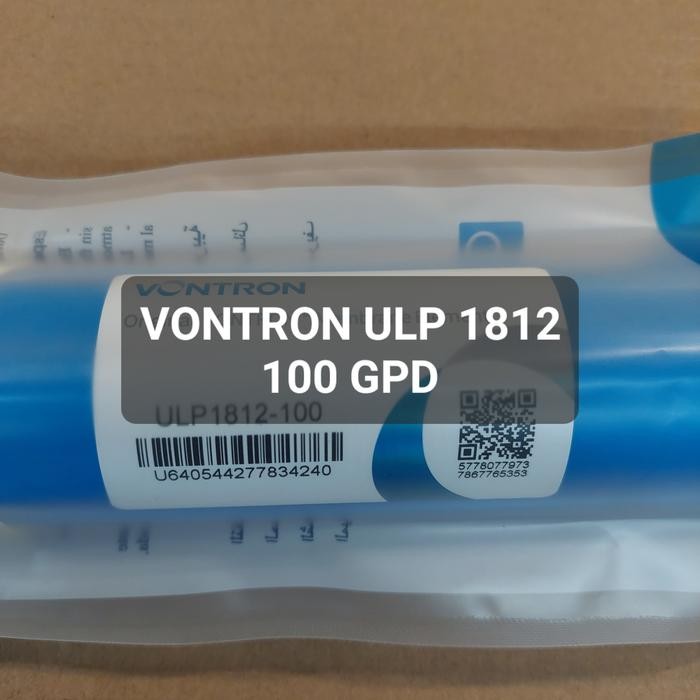 Vontron 100 Gpd Ro Membrane / Vontron Ult 1812- 100 Reverse Osmosis Ro