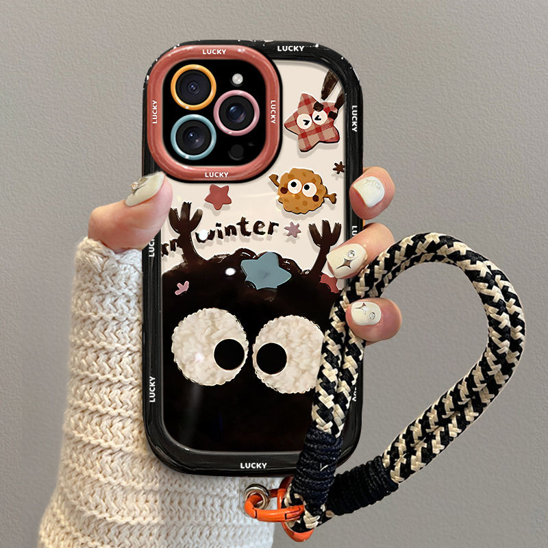 เคสลูกถ่านหินน่ารัก Samsung A26 A56 A15 S25 Ultra A36 A55 A16 5G A06 S25 Plus A53 A23 A54 A24 A35 A3