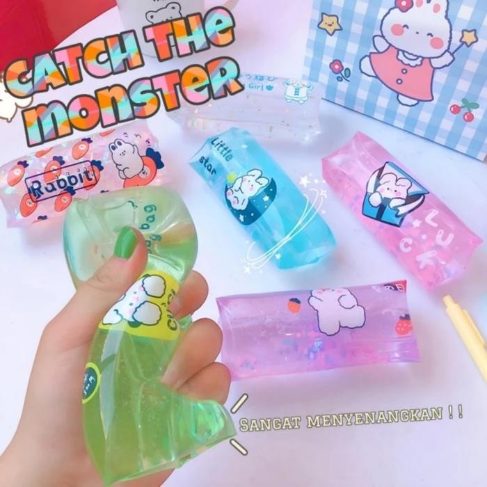 ของเล่นเด็ก Moster Jelly/Water Snake Jelly monster Water Squishy-MKS Doll