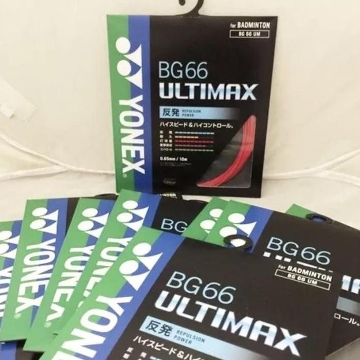 YONEX BG66 ULTIMAX JP JAPAN EDITION BG 66 ULTIMAX JP สายแบดมินตันดั้งเดิม