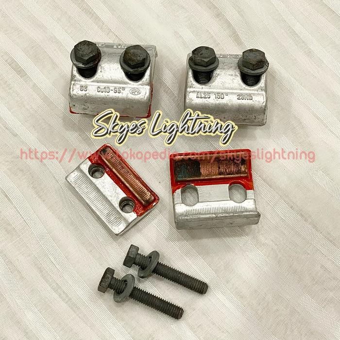 AL-CU Biเมทัลลิก PG Clamp พร้อมสลักเกลียว 2 ชิ้น / GPH C48/95