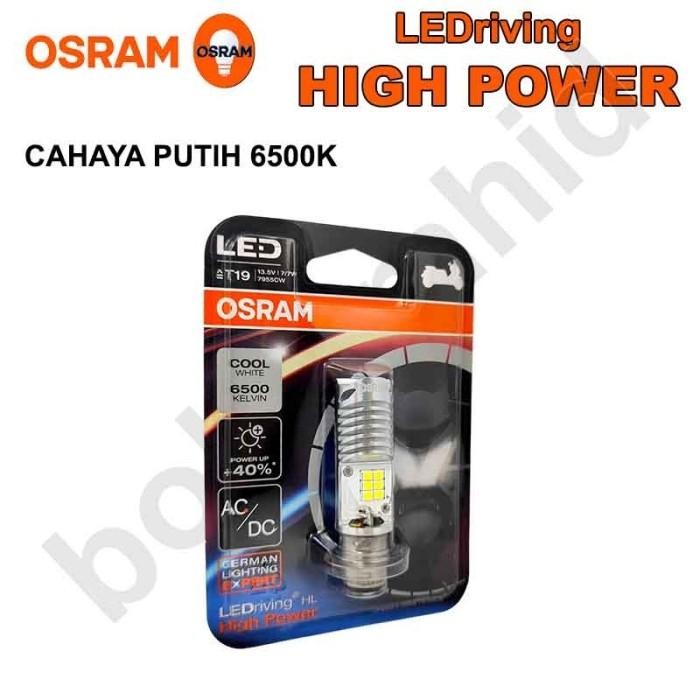 Osram Xeon Gt 125 ไฟ Led มอเตอร์ไซค์ (สีขาว) H6 M5 T19 Ac Dc Bulb