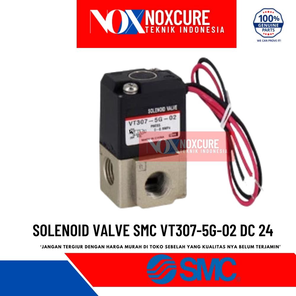 โซลินอยด์วาล์ว SMC VT307-5G-02 โซลินอยด์วาล์ว VT 307 5G 02 DC 24