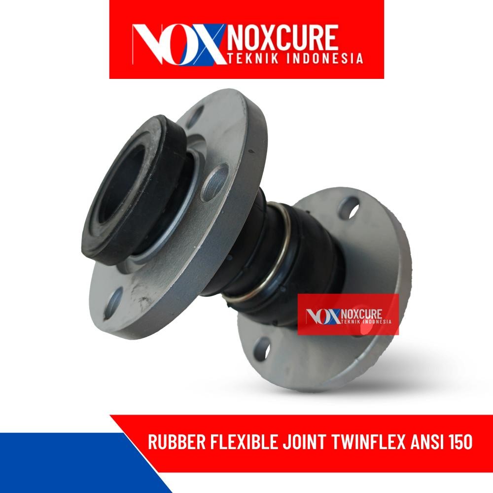 ข้อต่อยืดหยุ่นยาง twinflex TOZEN 2" นิ้ว ANSI 150