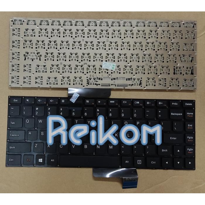 LENOVO E31-70 E31-80 คีย์บอร์ดแล็ปท็อปโน้ตบุ๊กสีดํา