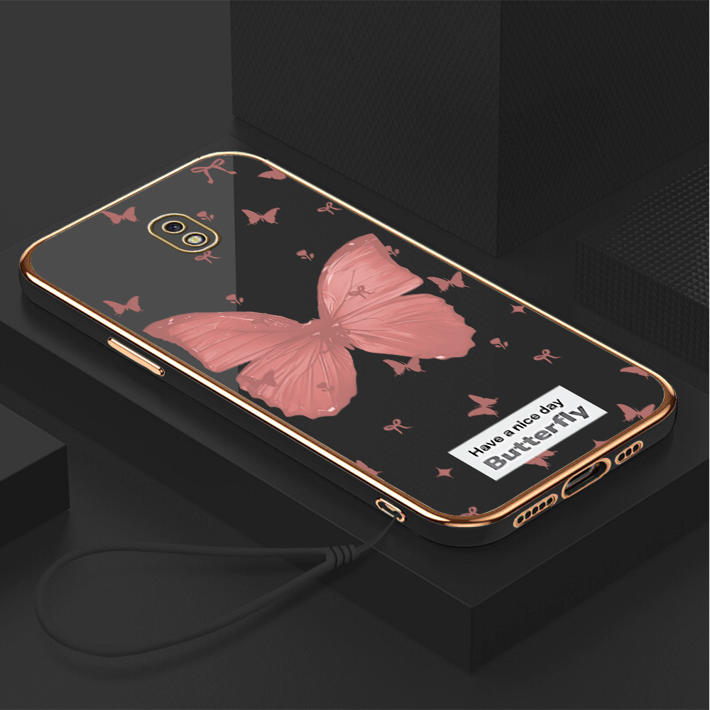 LOKAL ใช้งานร่วมกับ Samsung Galaxy J7 Pro J730 2017 สําหรับ Local Stock Lanyard ฟรีเคสโทรศัพท์สต็อกท