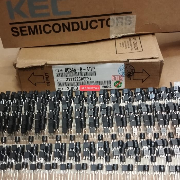 ทรานซิสเตอร์ Bc546 100 ชิ้น Roll Renceng Bc Ready