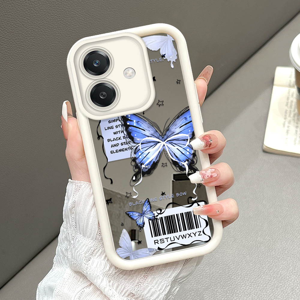 HP ใช้งานร่วมกับ OPPO A3X A3 4G 5G เคสโทรศัพท์ Softcase Handphone Cassing Kesing 8642 JZ