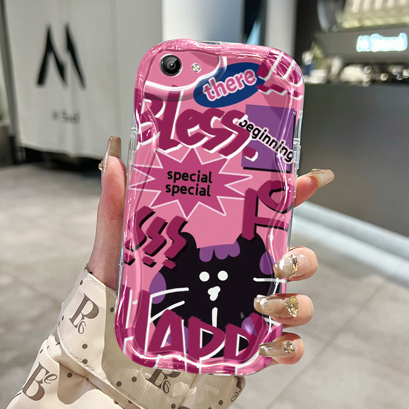 เคสโทรศัพท์ HP สําหรับ VIVO Y71 Y71i Case Softcase Happiness Case สําหรับโทรศัพท์มือถือ Cesing โดยเฉ