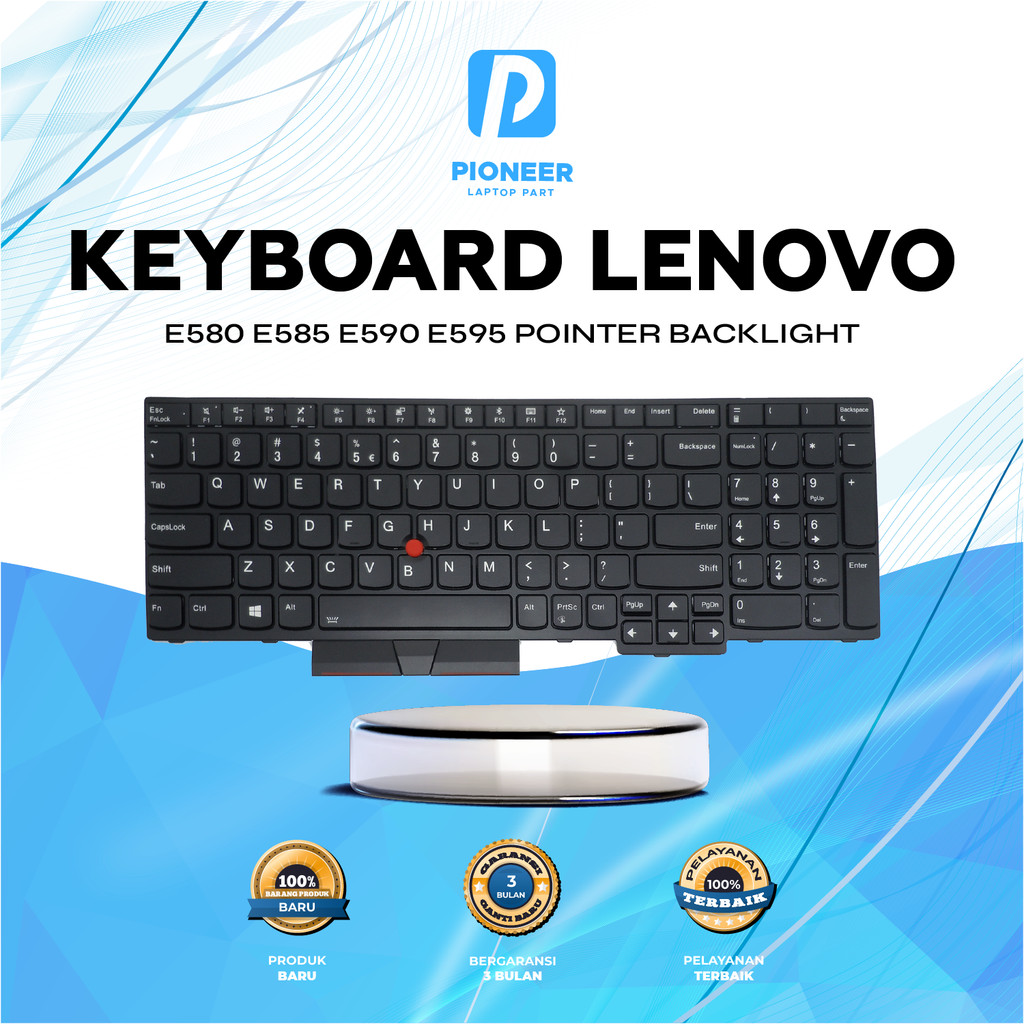 Lenovo e580 e585 e590 e595 ตัวชี้ Backlite คีย์บอร์ด