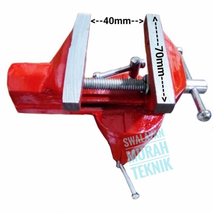 3" HDT SWIVEL RED 75MM TABLE VISE 75 MM TABLE VISE 75 MM