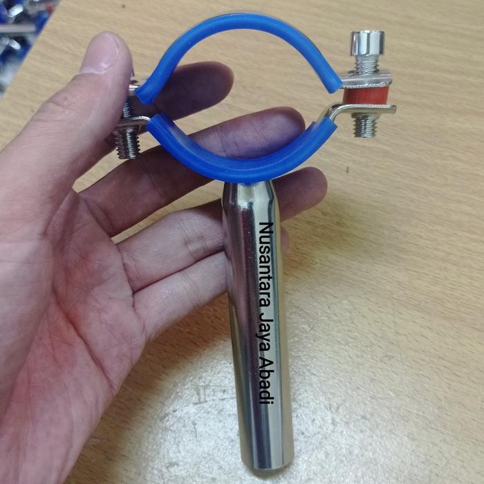 CLAMP PIPE HOLDER SS304 2" - CLAMP PIPE SANITARY - CLAMP SUPPORT PIPE