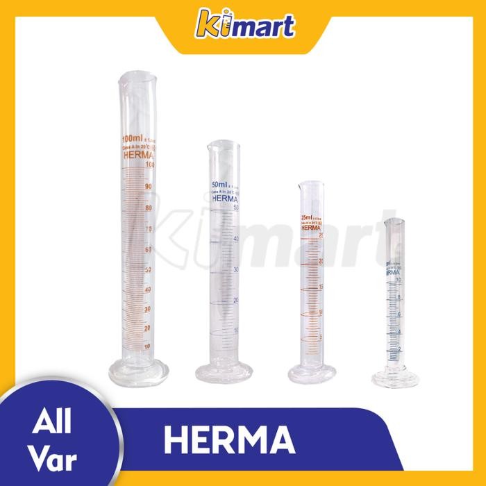 MEASURING CYLINDER GLASSES MEASURING HERMA MEASURING GLASS 10 ml 50 ml 100 ml 25 ml พิเศษ