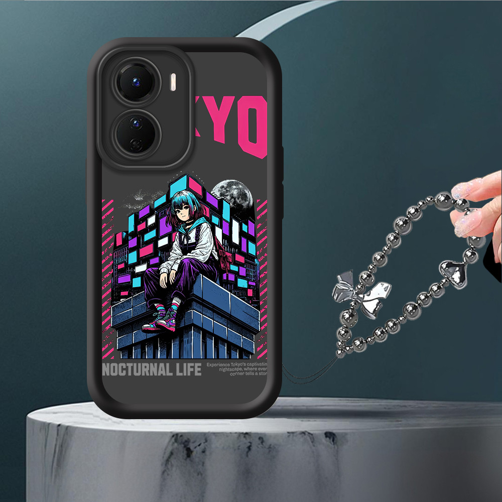 LOKAL [จัดส่งในพื้นที่] IQOO Z6 Z9X 5G Z7I Z9 Lite Turbo + U1X U5X Neo 9 Tokyo NOCTURNAL LIFE เคสโทร